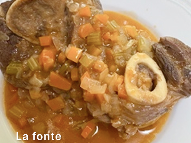 セコンドピアット　オッソブーコ　トスカーナ風