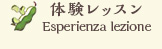 体験レッスン Esperienza lezione